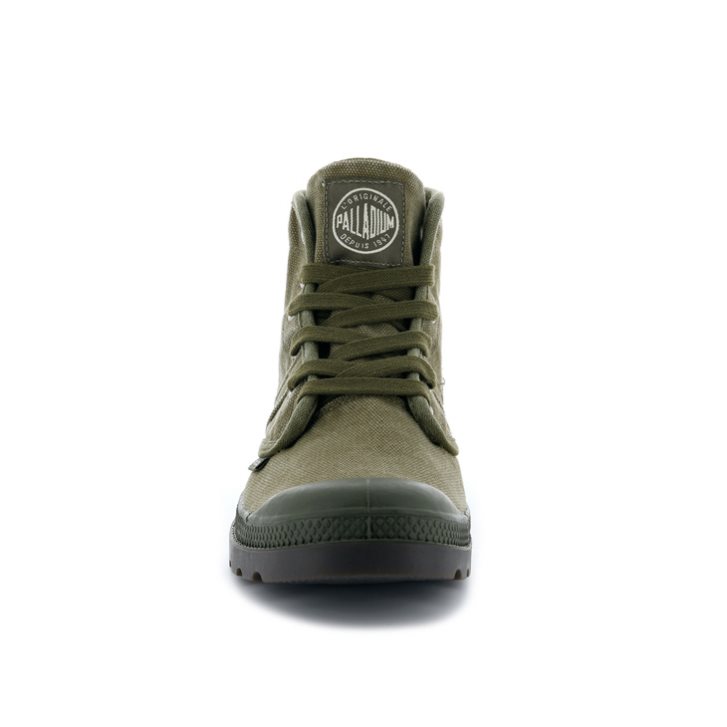 Palladium Pallabrousse Men's Boots Olive | UK N571-WNM